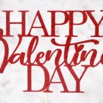 Happy valentines day acrylic topper 2025